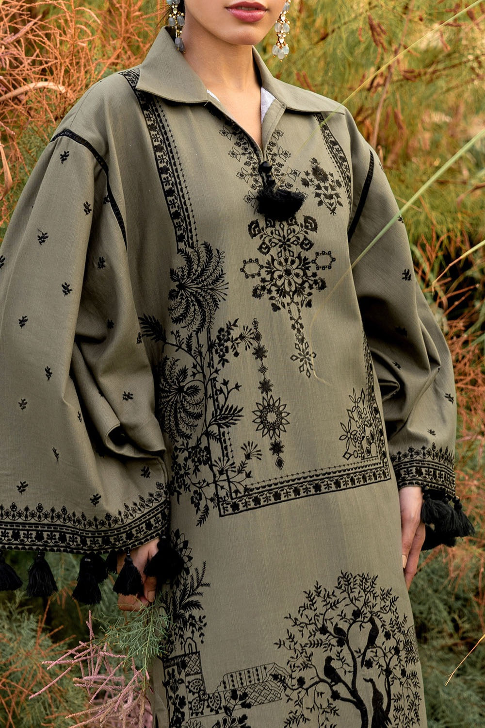Olive Green 2 Pc