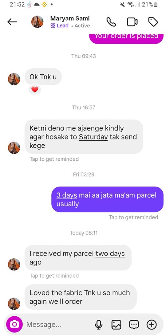 Customer review 3